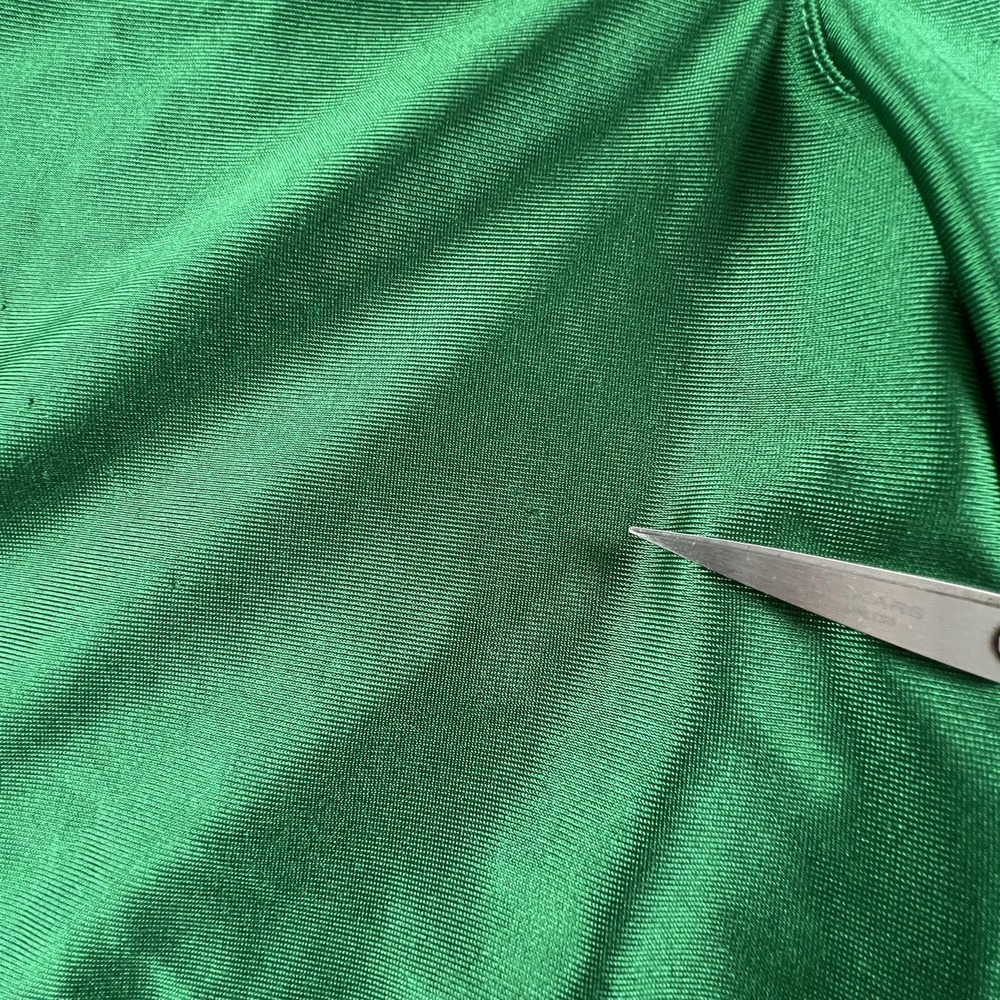 Nike Basketball Dazzle Shorts Mens 2XL Green 11 Inseam Vintage Silky Soft - Picture 11 of 16